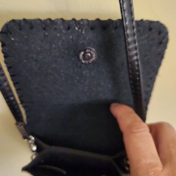 Leather Owl Bohemian Quirky Crossbody Phone Bag - Picture 7 of 8